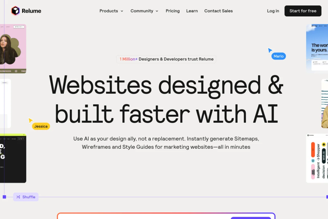 Relume AI Website Builder