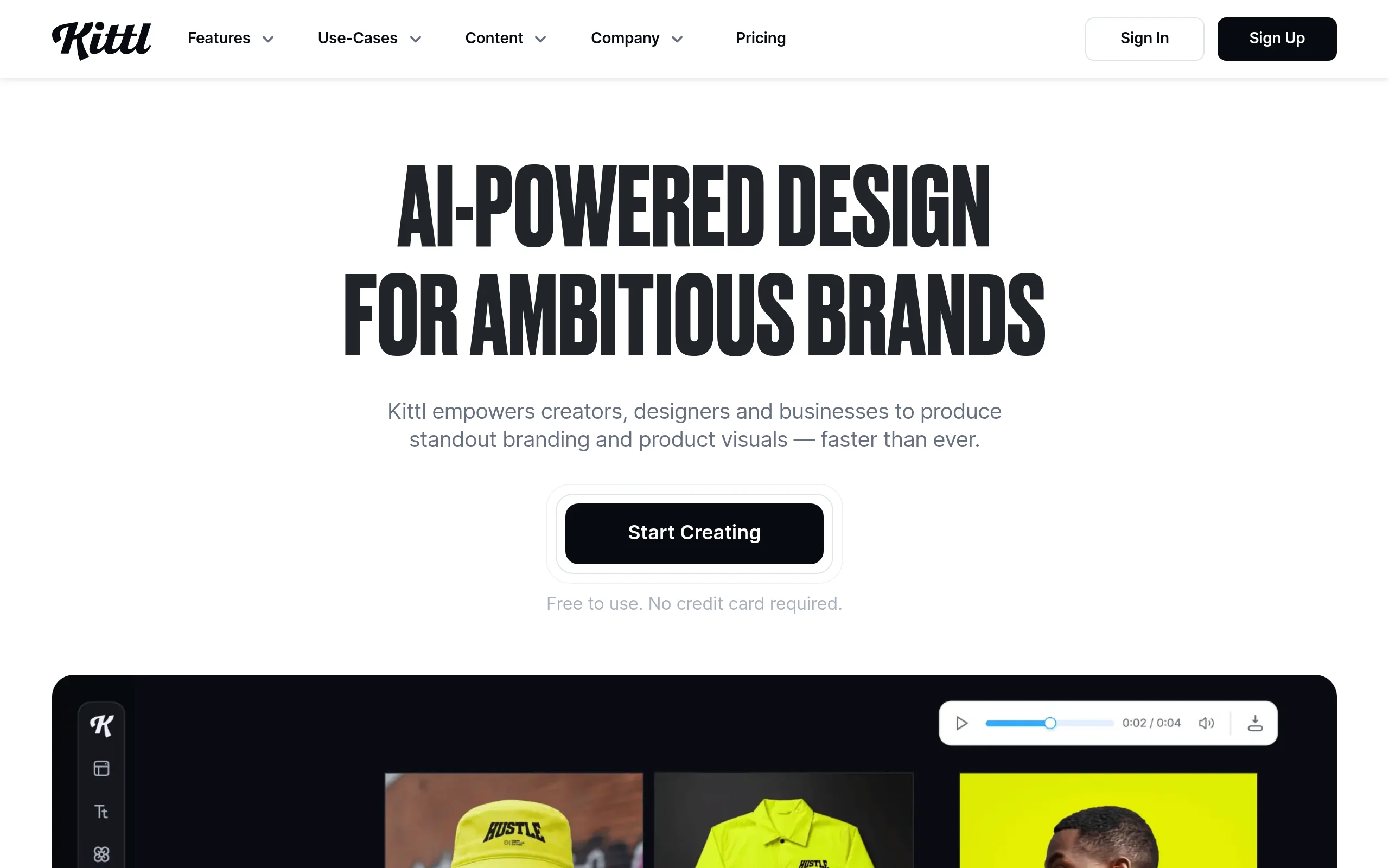 Kittl AI-First Design Platform