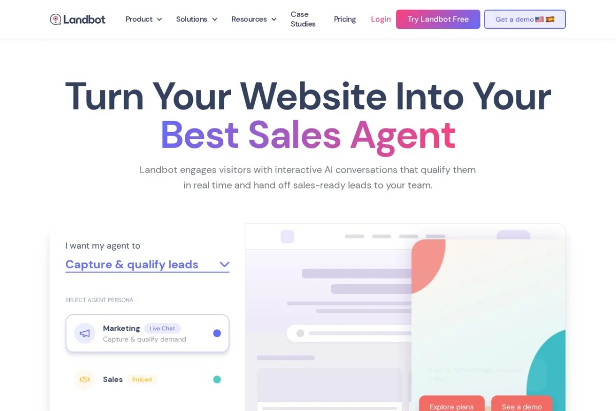 Landbot AI Agent & Chatbot Builder