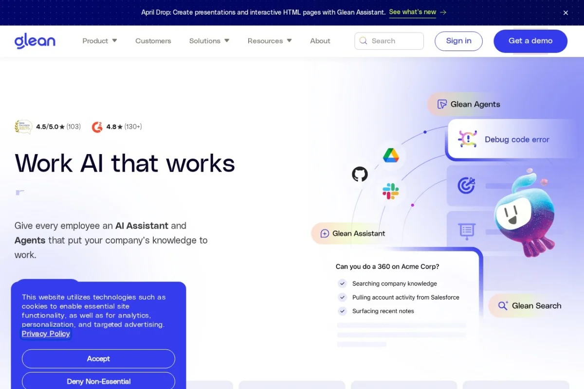 Glean Work AI Assistant and Search