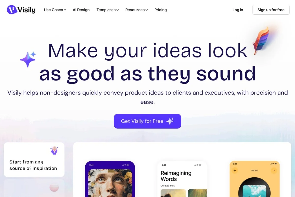 Visily – AI-powered UI design software