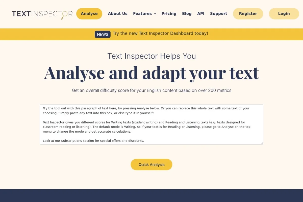 Text Inspector AI Detector