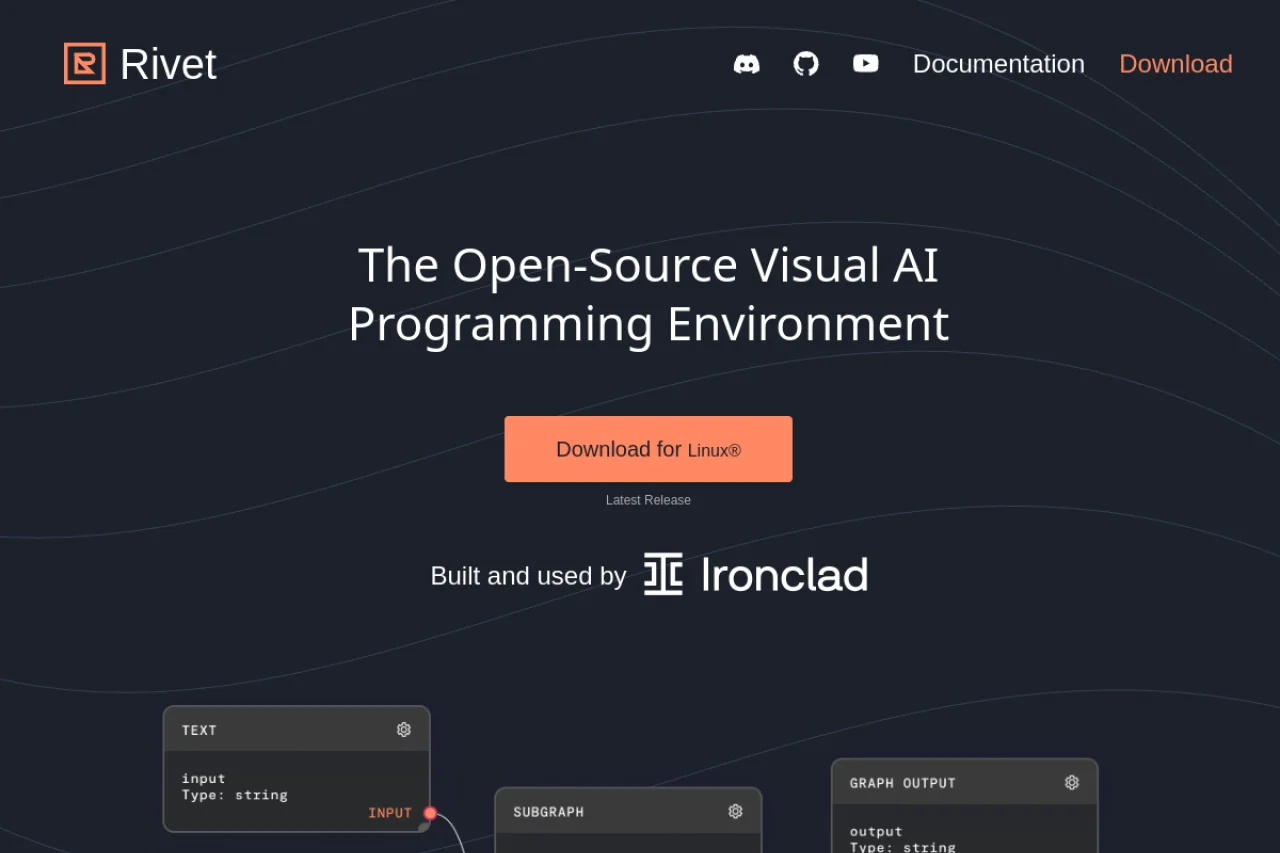 Rivet: Open-Source Visual AI Programming Environment