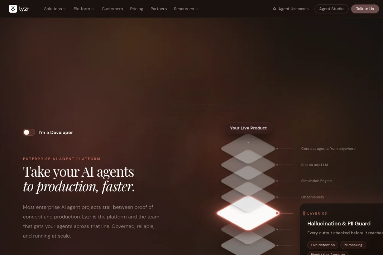 Lyzr AI Agent Platform