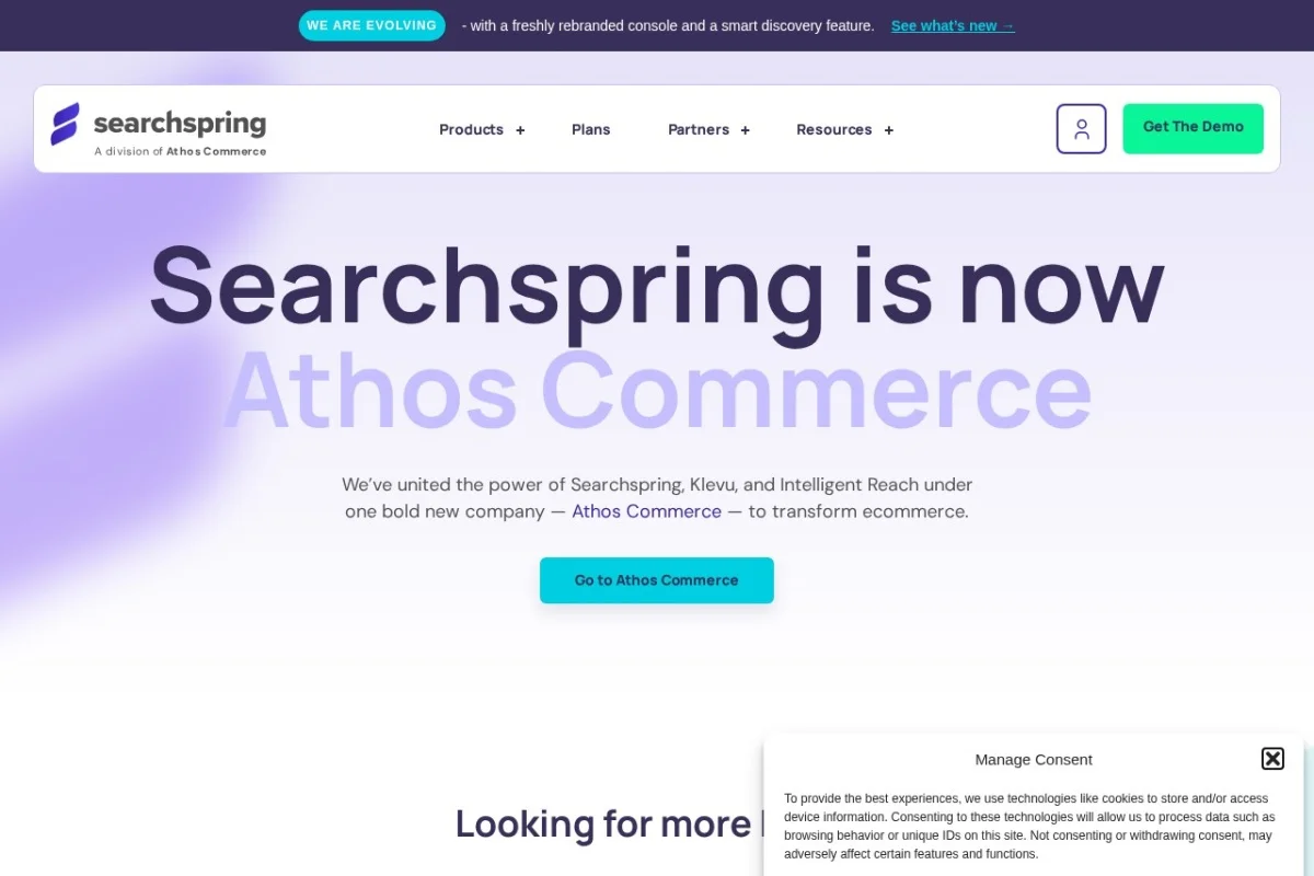 Searchspring AI E-commerce Search Platform