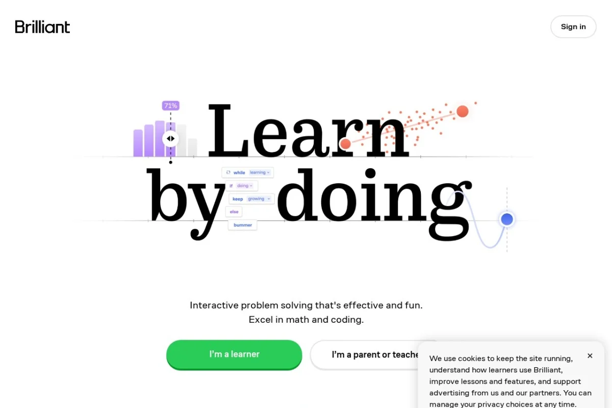 Brilliant: Interactive STEM Learning Platform