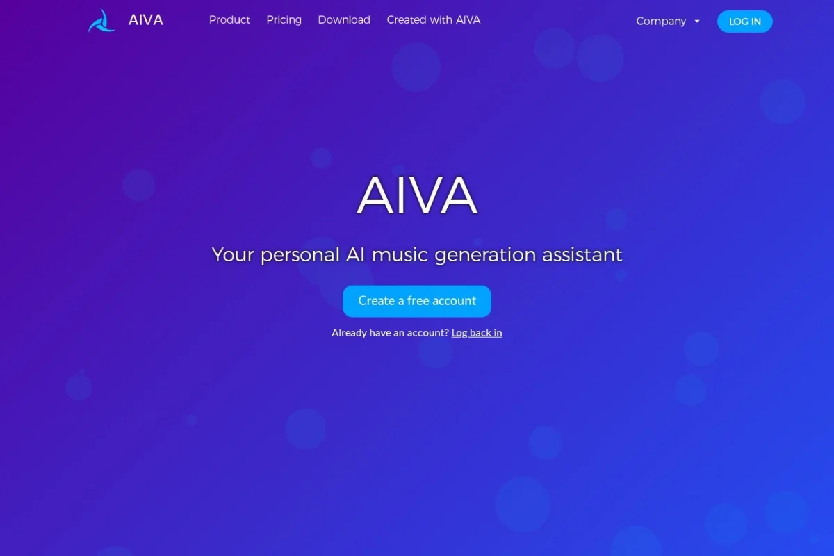 AIVA AI Music Generation Assistant
