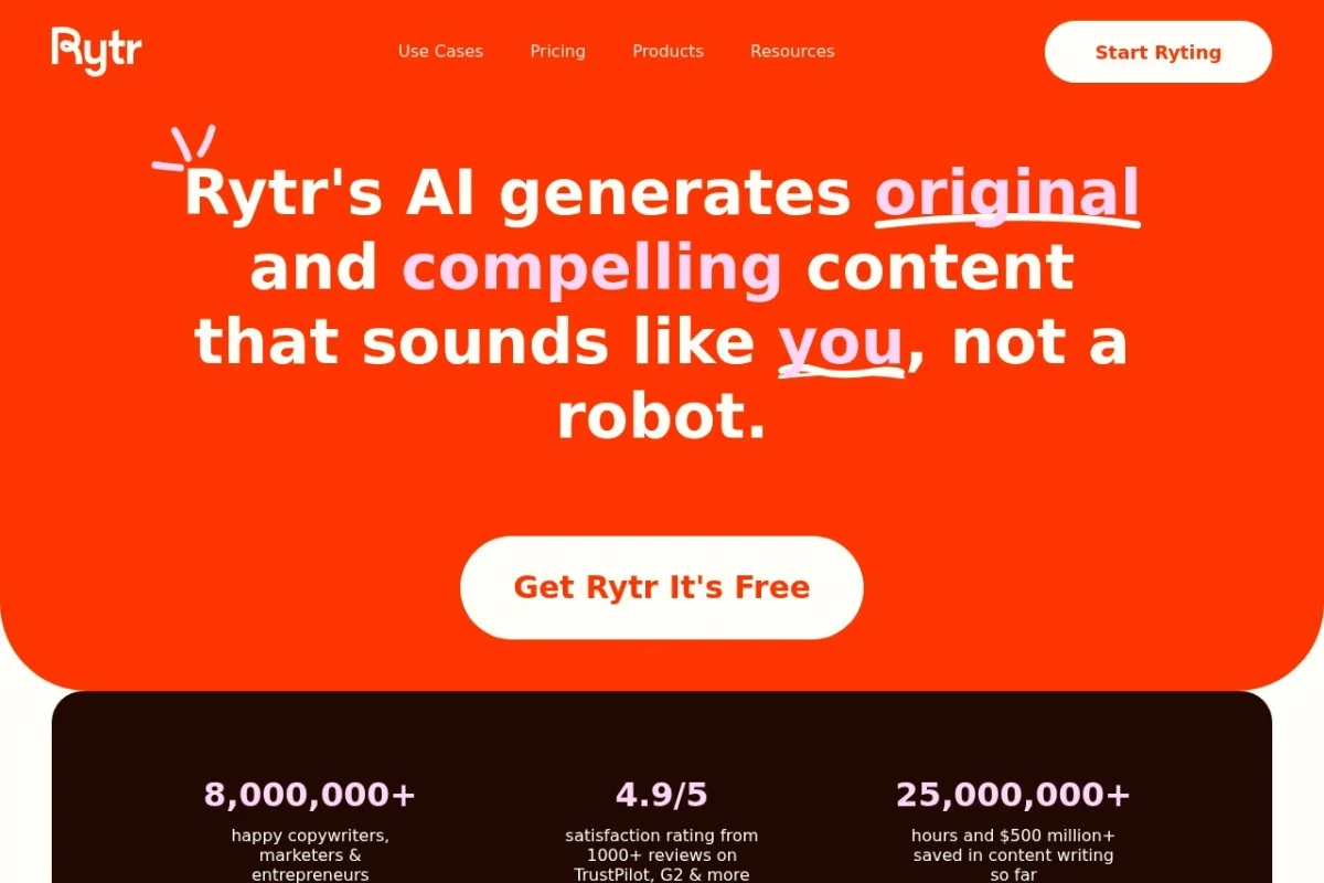 Rytr AI Writing Assistant and Content Generator