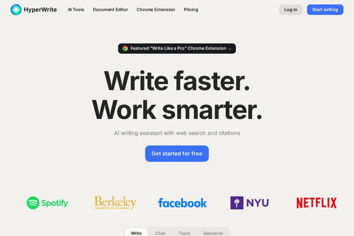 HyperWrite AI Writing Assistant