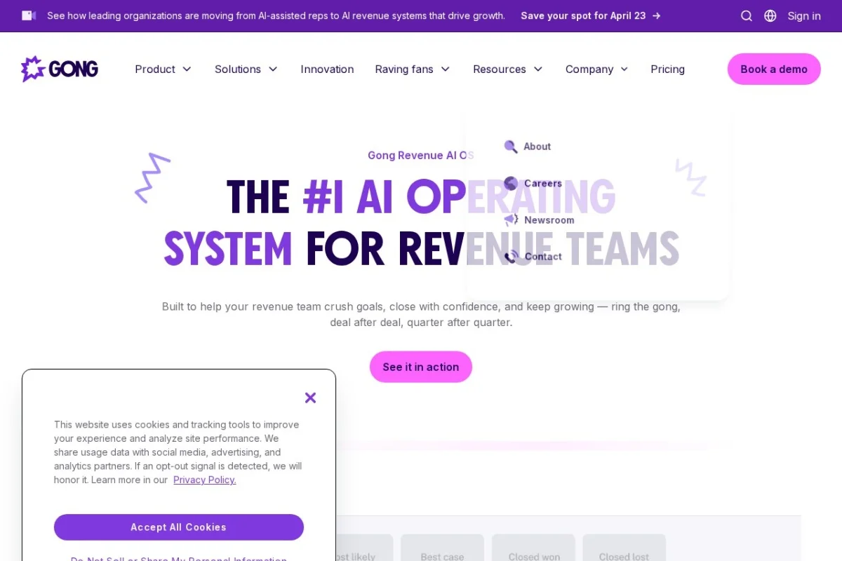 Gong Revenue AI OS