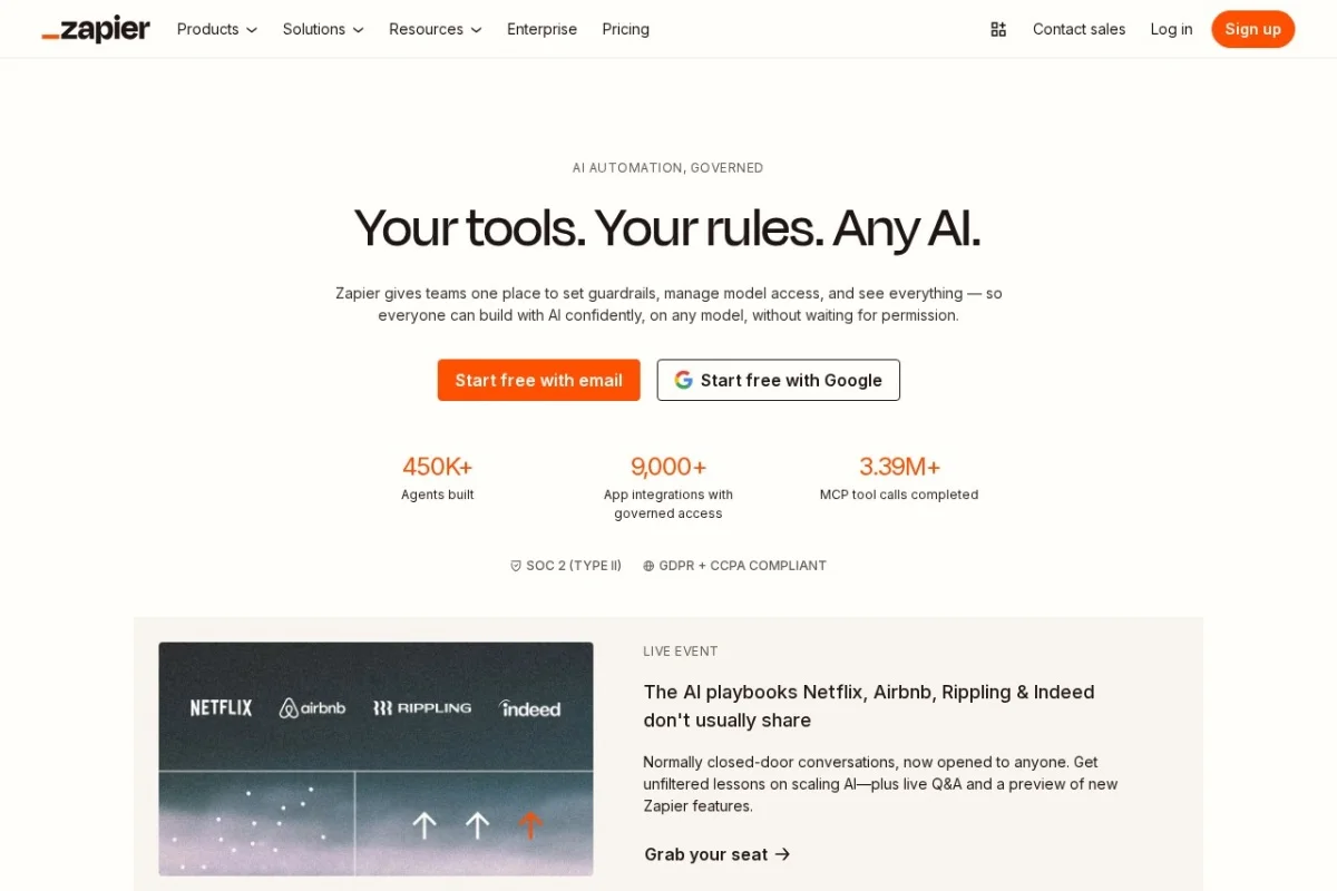 Zapier Automation Platform
